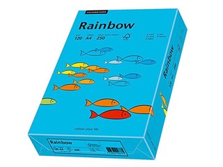 Papīrs Rainbow 87, A4, 80 g/m2, 500 loksnes, zils