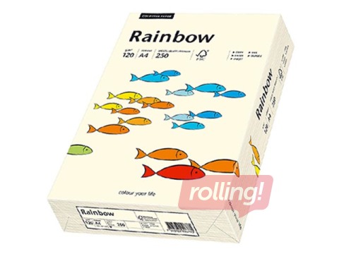 Papīrs Rainbow 03, A4, 160 g/m2, 250 loksnes, krēmkrāsas