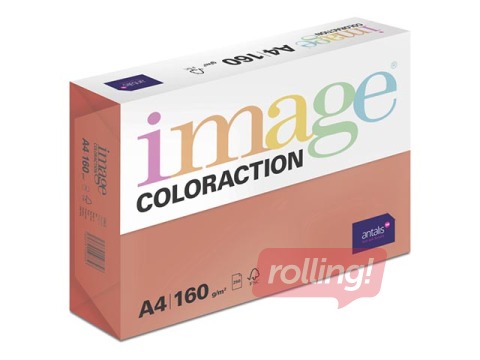 Papīrs Image Coloraction, A4, 160g/m2, 250 loksnes, tumši sarkans