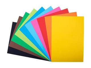 Kartons Happy Color, divpusējs, A4, 270g/m², dažādas krāsas, 20 loksnes