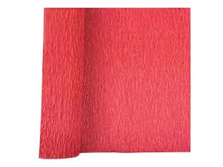 Креповая бумага, 0.5x2.0 м, красная