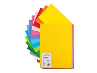Апликационная бумага Happy Color  A4, double-sided, двухсторонняя, 200 листов, разные цвета