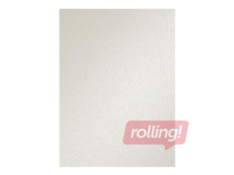 Dizaina papīrs Millenium pērļu balts A4, 220 g/m2, 20 loksnes