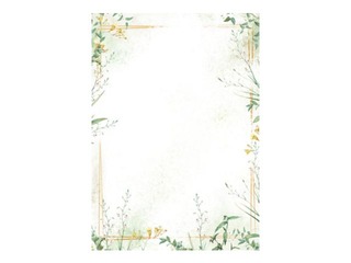 Decorative paper Meadow Sheet, A4, 100 g/m2, 50 sheets