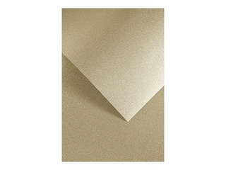 Бумага с блестками А4, 150 г/м2, самоклеящаяся, золотого цвета, 10 листов