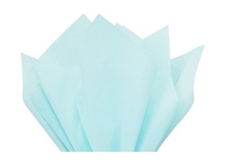 Silk paper decorative Bleu Artctique 2, 18 g/m2, 50 x 75 cm, 24 sheets