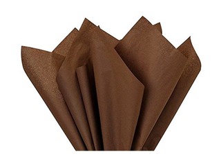 Шелковая бумага декоративная Chocolate 243, 18 g/m2, 50 x 75 cm, 24 листов
