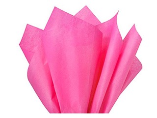 Шелковая бумага декоративная Rose vif 820, 18 g/m2, 50 x 75 cm, 24 листов