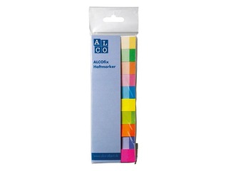 Marķēšanas indeksi, papīra, ALCO, 15x10 mm, dažādās krāsās