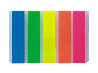 Marķēšanas indeksi, plastikāta ALCO, 12x50 mm, dažādās krāsās