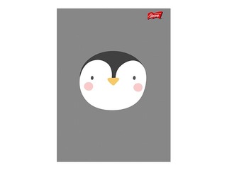 Тетрадь Unipap A5, Cute Face Pingvin, в клетку, 32 листов