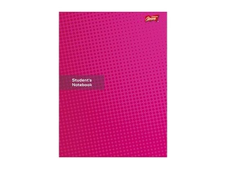 Kaustik Unipap A5, Students Notebook, jooneline, 60 lk, roosa
