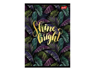 Klade Unipap A5, Tropical Garden Shine Bright, rūtiņu, 80 lapas