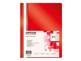 Mape ātršuvējs Office Products, A4, sarkana