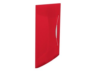 Mape ar gumijas aizdari Esselte Vivida, A4, 150 lapām, sarkana