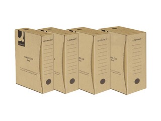 Arhīva kaste, A4, 8 cm, kartona, brūna