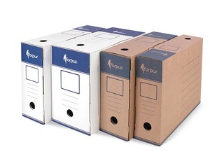 Arhīva kaste Forpus Kraft, A4,10 cm, kartona
