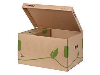 Arhīva kaste ar vāku Esselte Eco, kartona, brūna