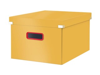 Uzglabāšanas kaste Leitz Cosy Click & Store, A4, dzeltena