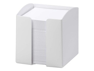Kastīte piezīmju papīram Durable Trend, 10x10.5x10 cm, plastmasas, balta