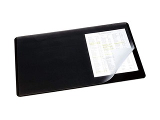 Настил для стола Durable, с прозрачной плёнкой 53 x 40 см, чёрный