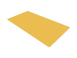 Galda segums Leitz Cosy, 80x40 cm, dzeltens