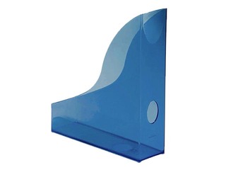 Dokumentu statīvs Durable Rack Basic, A4, plastmasas, caurspīdīgs zils