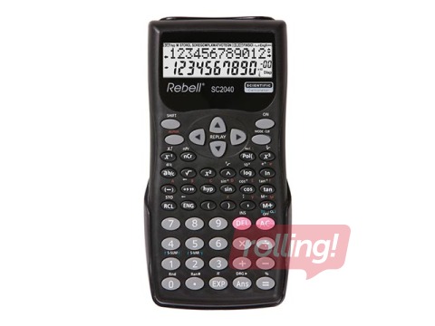 Kalkulators Rebell SC2040, 240 funkcijas, melns