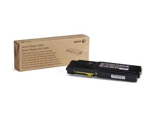 Tonera kasete Xerox Phaser 6600, dzeltena, (6000 lpp.)