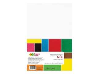 Войлок Happy Color 20x30 cm, 150g/m², разные цвета, 10 листов