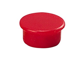 Magnēti apaļi Dahle 13 mm, 10 gab., sarkani