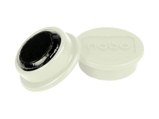 Magnēti Nobo, 13 mm, 10 gab., balti