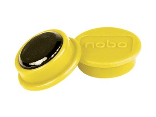Magnēti Nobo, 13 mm, 10 gab., dzelteni