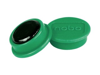 Magnēti Nobo, 13 mm, 10 gab., zaļi