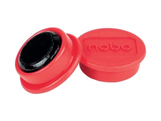 Magnēti Nobo, 23 mm, 10 gab., sarkani