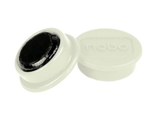 Magnēti Nobo, 23 mm, 10 gab., balti