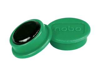 Magnēti Nobo, 23 mm, 10 gab., zaļi
