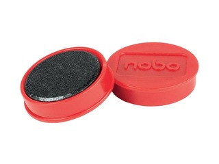 Magnēti Nobo, 32 mm, 10 gab., sarkani