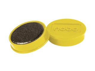Magnēti Nobo, 32 mm, 10 gab., dzelteni