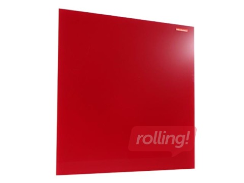 Stikla tāfele Memoboards, magnētiska, 45 x 45 cm, sarkana