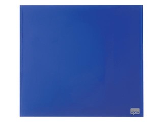 Stikla tāfele Nobo, magnētiska, 45 x 45 cm, zila