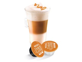 Kafijas kapsulas Nescafe Caramel Latte Macchiatto, Dolce Gusto, 16gab