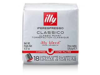 Kafijas kapsulas Illy Classico Filter, IperEspresso, 18gab