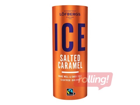 Aukstās kafijas dzēriens Löfbergs Ice Salted Caramel Fairtrade, 230 ml