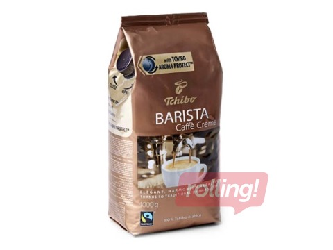 Kafijas pupiņas Tchibo Barista Caffe Crema, 1kg + AKCIJA! Pērc kafiju un saņem dāvanu!