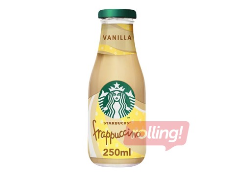 Aukstās kafijas dzēriens Starbucks Frappuccino ar vaniļas garšu, 250ml