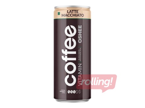 Aukstās kafijas dzēriens Latte machiatto, Oshee, 250ml