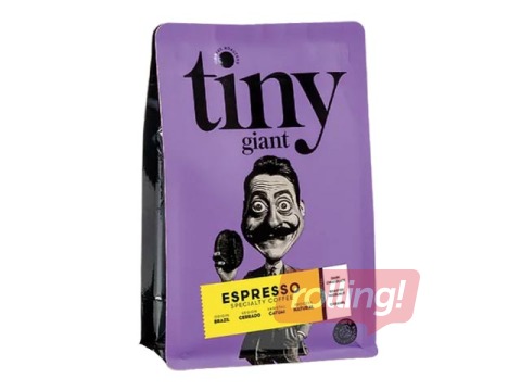 Kafija maltā, Espresso, viena reģiona, Brazīlija, Tiny Giant, 250g