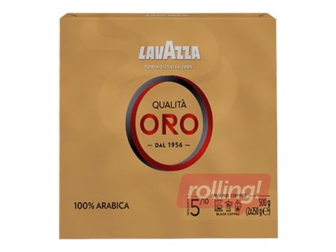 Kafija maltā Lavazza Oro, 2x250g