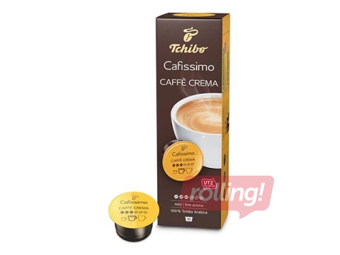 Kafijas kapsulas Tchibo cafissimo coffee crema fine aroma, 10gab